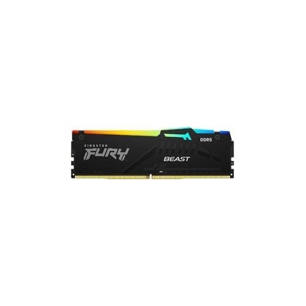 Memory Kingston Fury Beast RGB, DDR5, 32 GB, 6000MHz, CL36 (KF560C36BBEA-32)