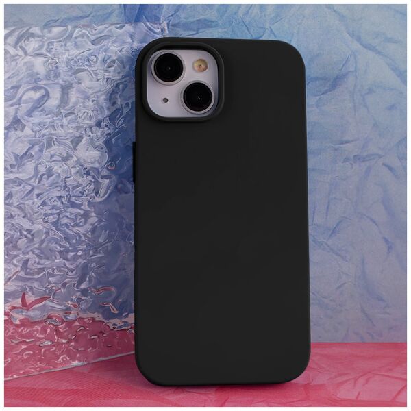 Solid Silicon case for iPhone 16 Plus 6,7&quot; black 5907457797031