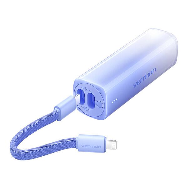 Vention Powerbank 5000mAh Vention FHWL0 20W + USB-C to Lightning Cable (blue) 069041  FHWL0 έως και 12 άτοκες δόσεις 6922794716100