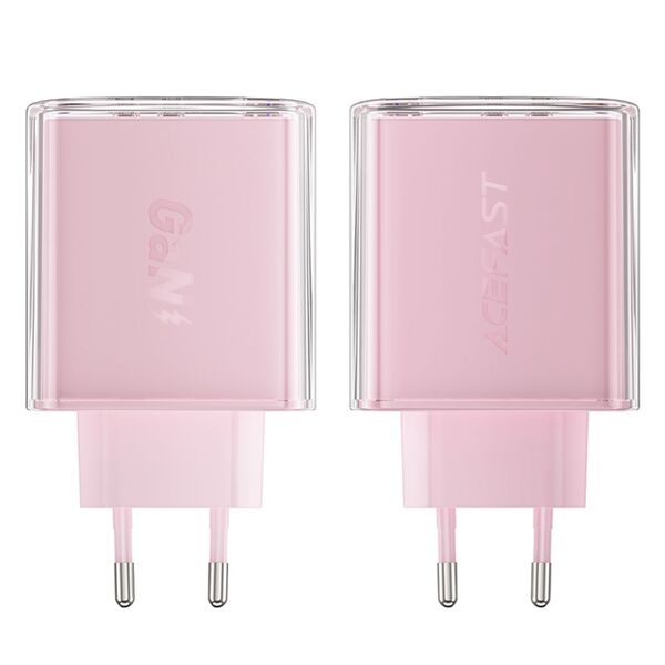 Acefast Battery for EU socket, 2 X USB-C, USB, USB, GaN, PD65W - Acesfast (A45) - Cherry blossom 6974316282082 έως 12 άτοκες Δόσεις