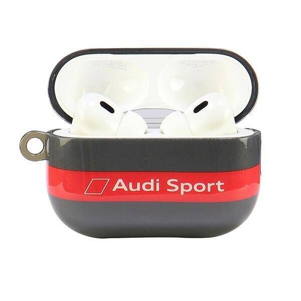 Original Case APPLE AIRPODS PRO 2 Audi IML Sport Cover (AUS-IMLAPP2-RSQ/D4-GY) gray 6955250228190