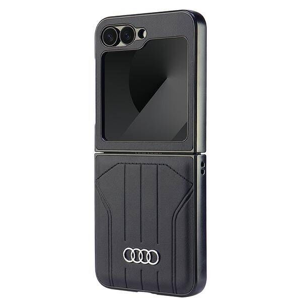 Original Case SAMSUNG GALAXY Z FLIP 6 Audi Synthetic Leather (AU-TPUPCFlip6-Q5/D1-BK) black 6955250228299