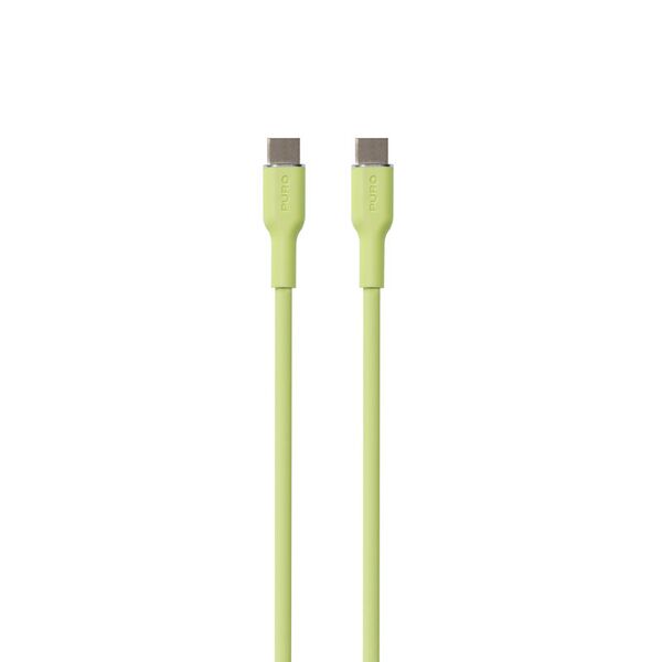 PURO ICON Soft Cable USB-C/USB-C 1.5m (Matcha Green) PUR673 8018417442261