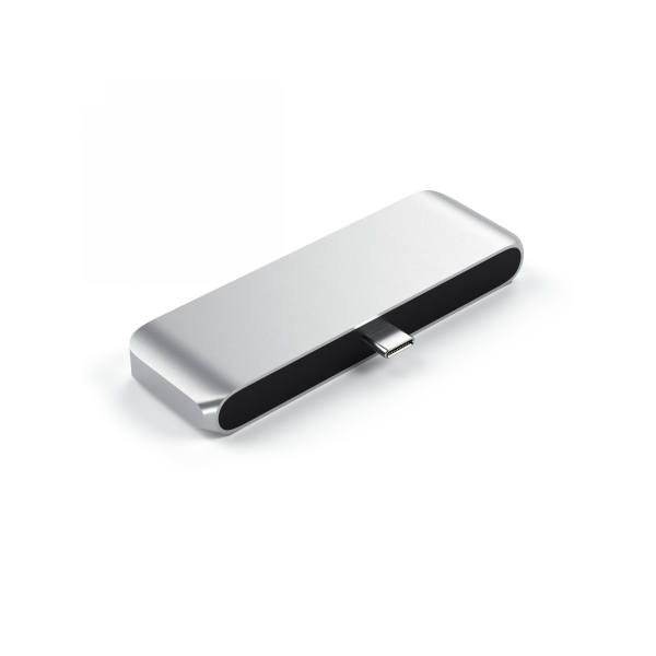 Satechi Aluminium Mobile Pro Hub USB-C (USB-C 60W, 4K HDMI, USB-A 3.0, jack port) (silver) STH56 879961008024