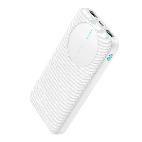 Joyroom JR-PBF12 powerbank 10000mAh 12W 2.4A 2xUSB-A, USB-C white JYR1047 6956116713263