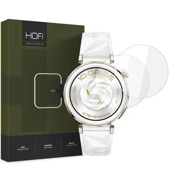 Hofi Glass Pro+ Huawei Watch GT 5 Pro 42mm Clear [2 PACK] HOFI558 5906302371167