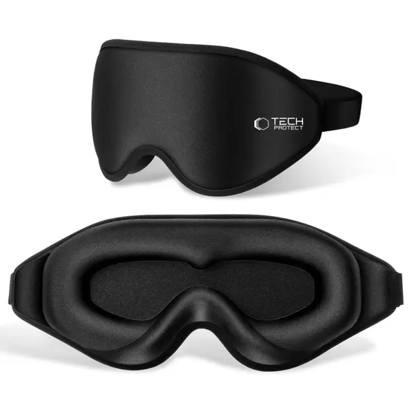 Tech-Protect Eyeshade Sleep Mask Matte Black THP3282 5906302376162