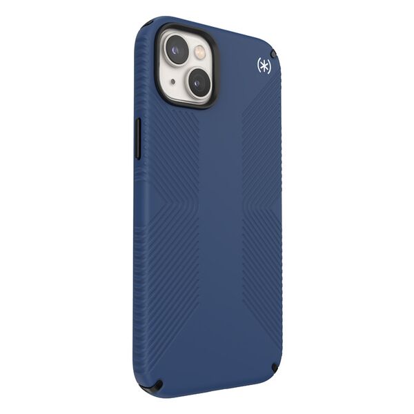 Speck Presidio2 Grip MagSafe MICROBAN Apple iPhone 14 Plus / 15 Plus (Coastal Blue / Black / White) SPK386 840168523979