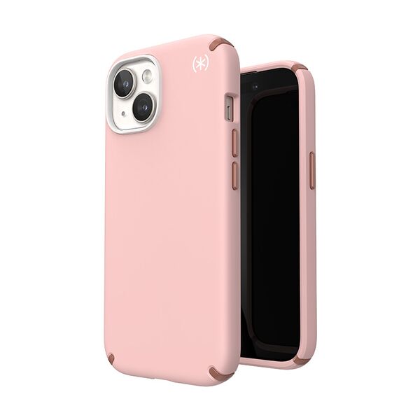 Speck Presidio2 Pro MagSafe Apple iPhone 15 (Dahlia Pink/Rose Copper/White) SPK515 840168537389