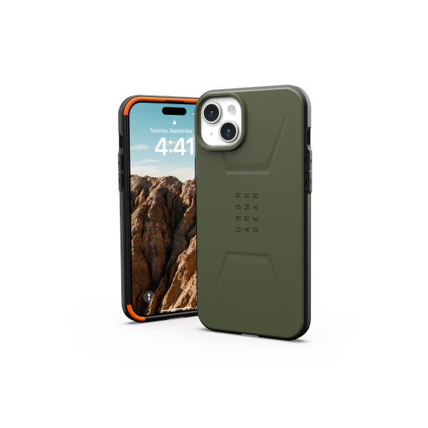 UAG Urban Armor Gear Civilian MagSafe Apple iPhone 15 Plus / 14 Plus (olive) UAG1281 840283910098