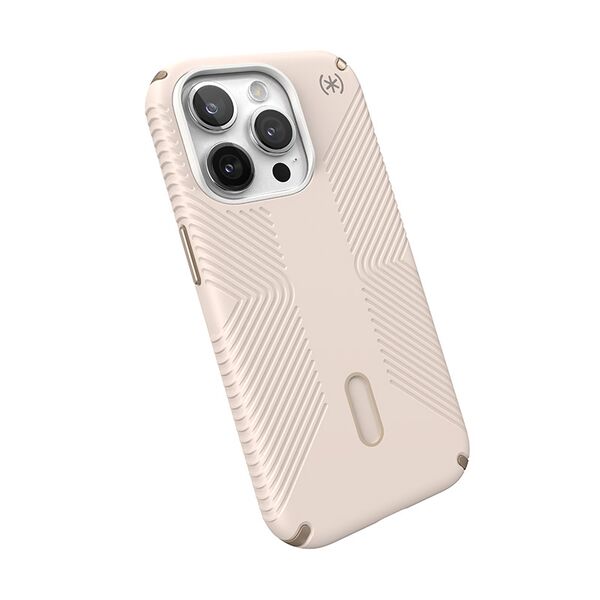 Speck Presidio2 Grip ClickLock MagSafe Apple iPhone 15 Pro (Bleached Bone/Heirloom Gold/Hazel Brown) SPK542 840168533084