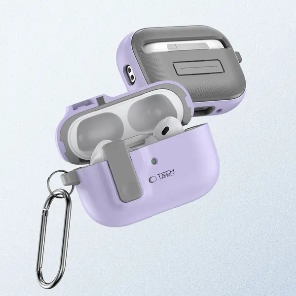 Tech-Protect Slim Hook Apple Airpods Pro 1 / 2 Lavender THP3264 5906302376254