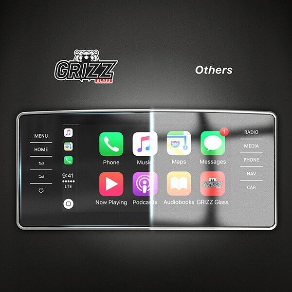 Matte GrizzGlass CarDisplay Protection car radio Android Opel 2DIN 7" GRZ10821 5906146436930