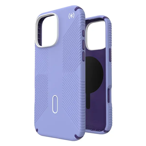 Case Speck Presidio2 Grip ClickLock & MagSafe Apple iPhone 16 Pro Max (Future Lavender / Cassis Purple / White) SPK677 840168541645