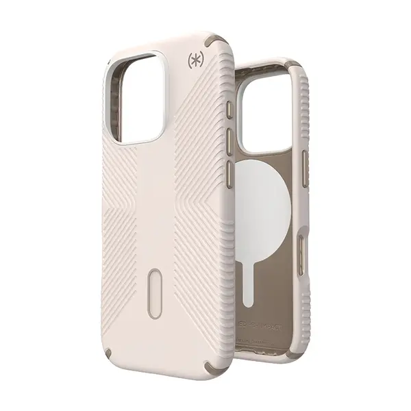 Case Speck Presidio2 Grip ClickLock & MagSafe Apple iPhone 16 Pro (Bleached Bone / Heirloom Gold / Hazel Brown) SPK652 840168540792