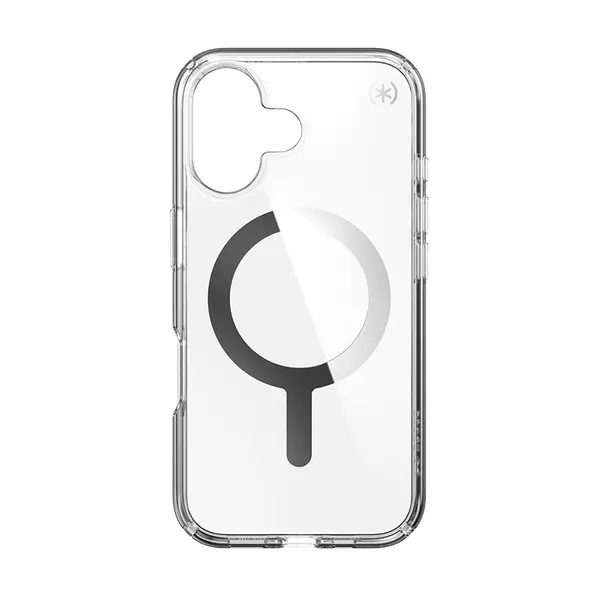 Case Speck Presidio Perfect-Clear MagSafe Apple iPhone 16 (Clear / Chrome Finish / Serene Silver) SPK617 840168542895