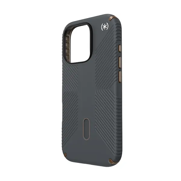 Case Speck Presidio2 Grip ClickLock & MagSafe Apple iPhone 16 Pro (Charcoal Grey / Cool Bronze / White) SPK653 840168540785