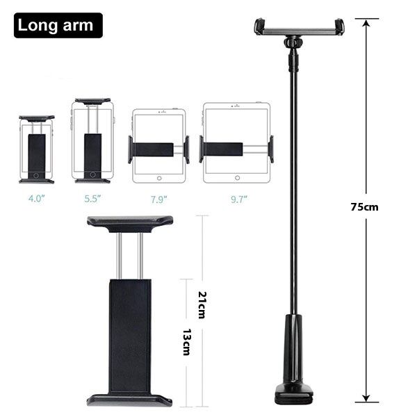 AWEI X3 Desk Holder 4-10,5 inch black AWEI115 6954284088916