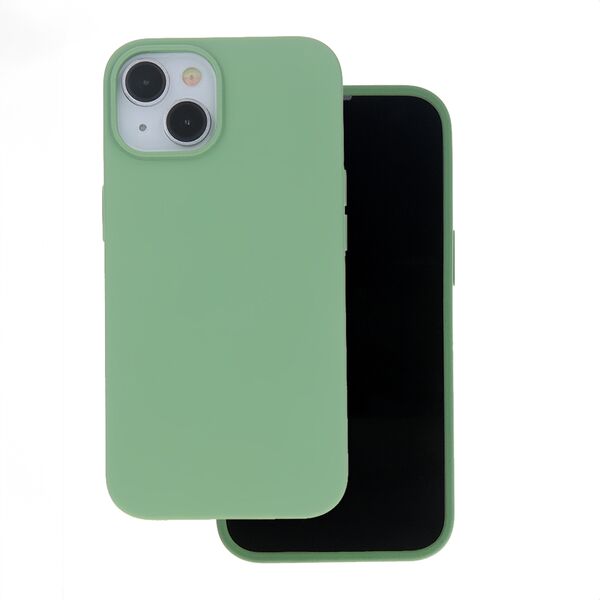 Solid Silicon case for iPhone 16 Plus 6,7&quot; light green 5907457797079