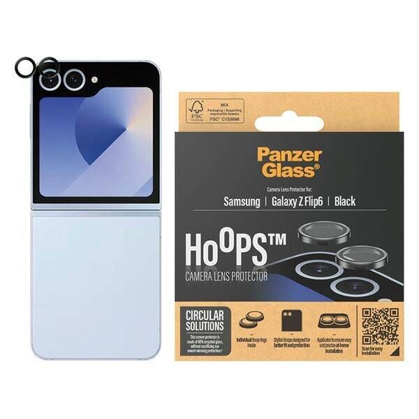 Tempered Glass 5D SAMSUNG GALAXY Z FLIP 6 PanzerGlass Hoops Camera Lens Protector Hoop Optic Rings (7372) 5715685001468