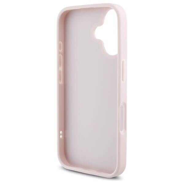 Karl Lagerfeld case for iPhone 16 6,1&quot; KLHCP16SPQDSMGP pink Hard Quilted Signature 3666339317805