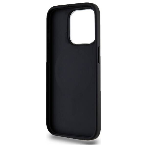 Original Case IPHONE 15 PRO MAX DKNY Hardcase Plain Logo MagSafe (DKHMP15XPSCMCLK) black 3666339260149