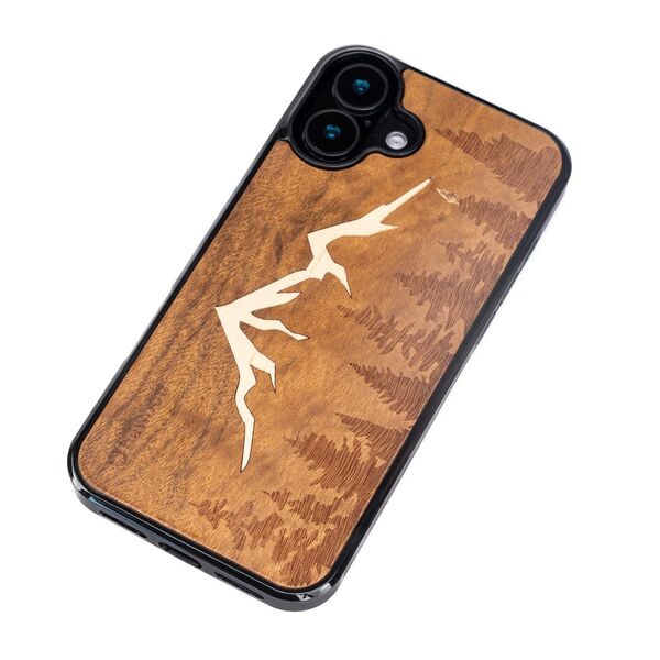 Bewood case for iPhone 16 Plus 6,7&quot; Mountains Imbuia 5906306016422