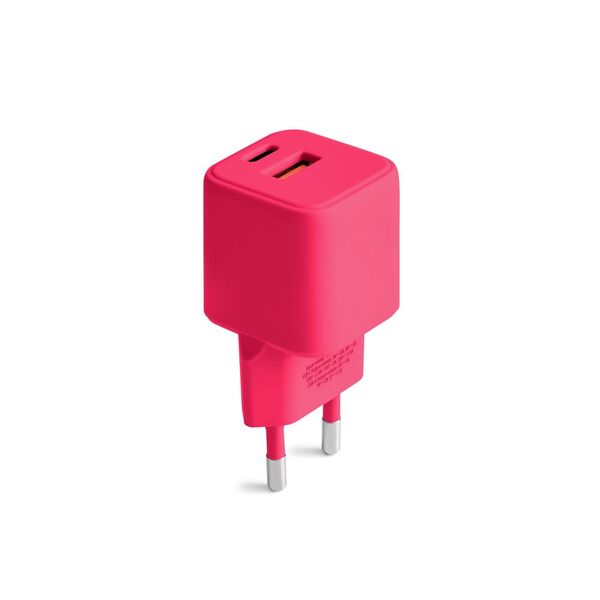 COLORUM wall charger USB-A + USB-C PD 30W CLS30-AC-02 xMagenta 5907457718579