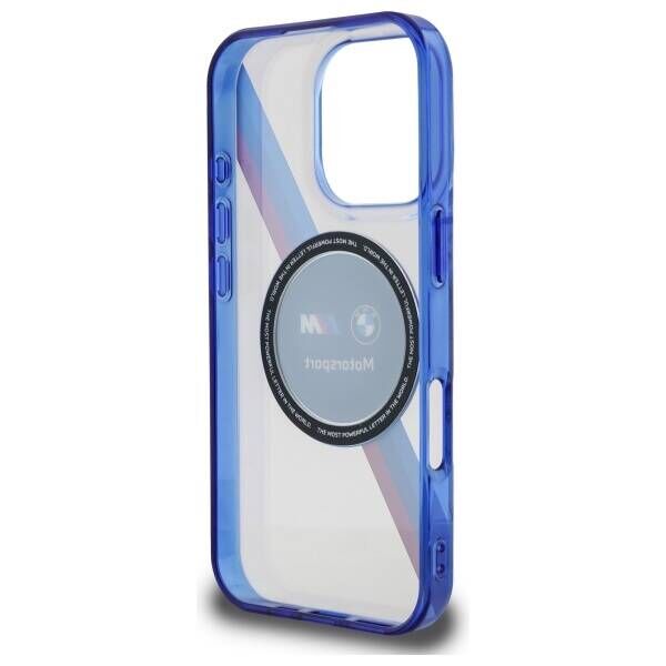 Original Case IPHONE 16 PRO BMW Hardcase Motosport IML Circle MagSafe (BMHMP16L23HTPUT) transparent 3666339325589