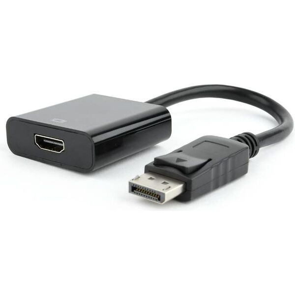 Adapter AV Gembird DisplayPort - HDMI czarny (AB-DPM-HDMIF-002)