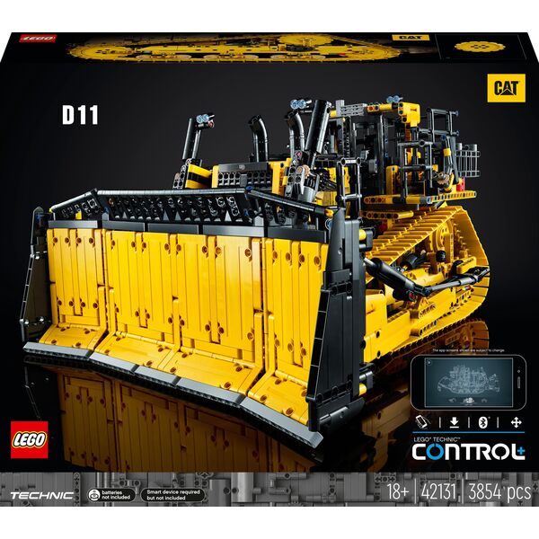 LEGO Technic Sterowany przez aplikację buldożer Cat D11 (42131)