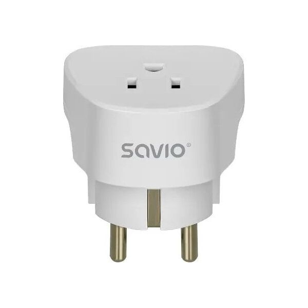 Adapter USB Savio Savio AP-01 adapter zasilający/ inwentor Biały