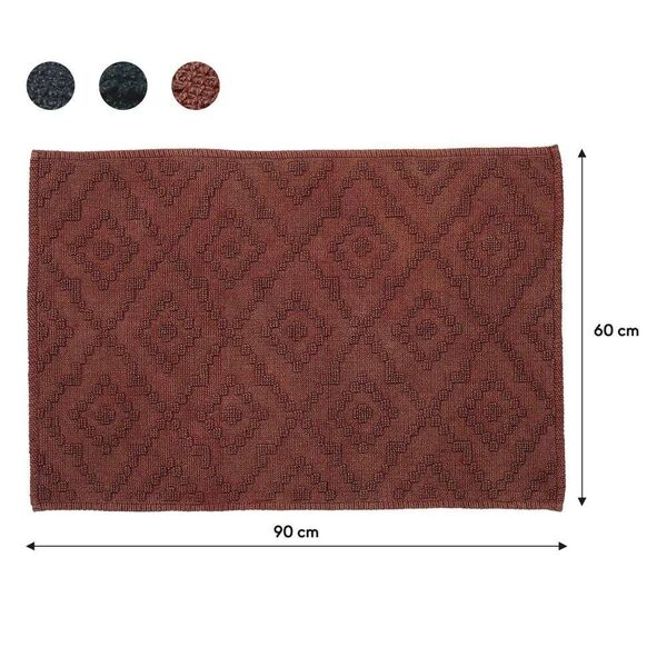 Aztec 60x90 dark pink πατάκι μπάνιου Sealskin