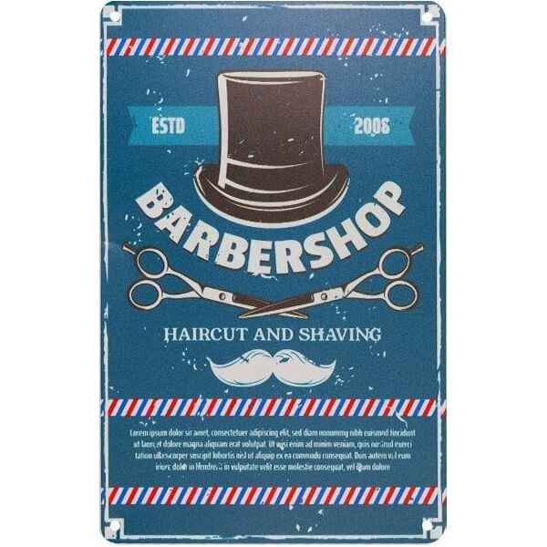 Activeshop Tablica ozdobna barber B031