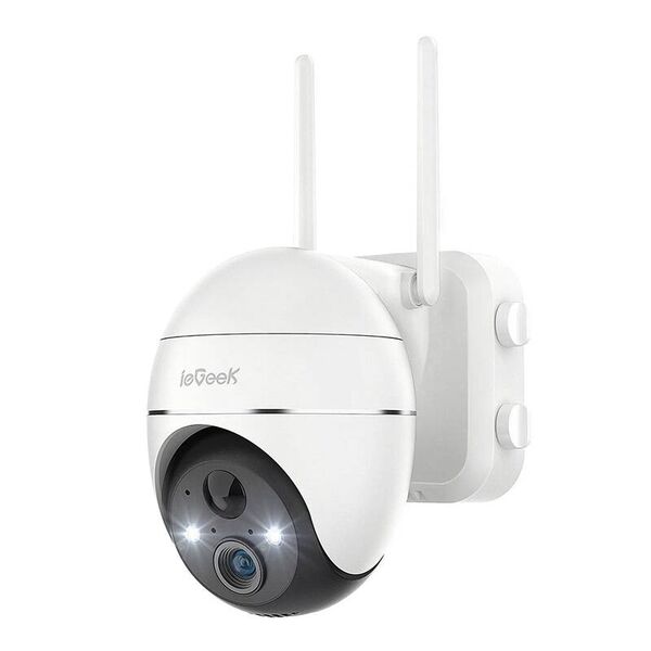 ieGeek Wireless 3MP WiFi Outdoor Camera ieGeek ZS-GX1S white 5200mAh [product_code]  ZS-GX1S White έως και 12 άτοκες δόσεις 5906168438110