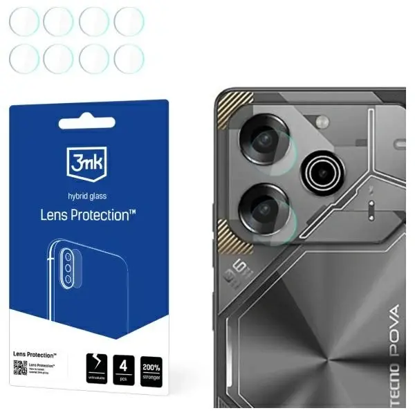 3MK Lens Protect Tecno Pova 6 Neo [4 PACK]