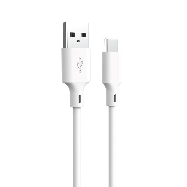 Forever recycling  cable USB-A - USB-C 1,5m 3A KR60-AC-00 white 5909000571761