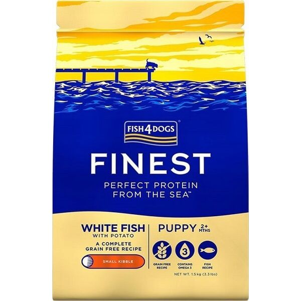 Fish4Dogs Fish4Dogs Finest White Fish Puppy małe rasy 1,5kg