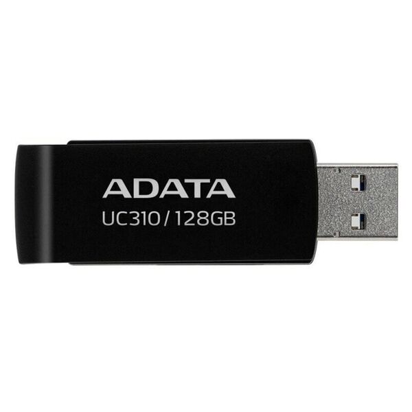 Adata Memory Stick 128GB, USB 3.2 - Adata (UC310-128G-RBK) - Black 4711085941947 έως 12 άτοκες Δόσεις