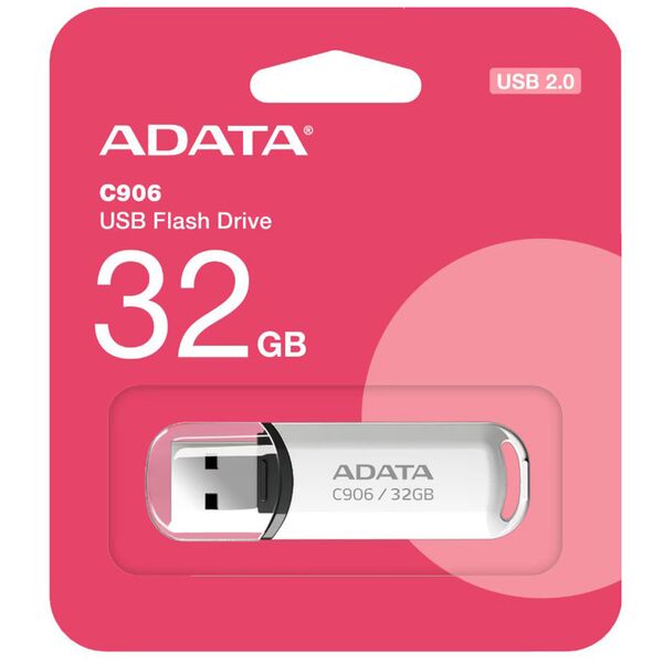 Adata Memory Stick 32GB - Adata (AC906-32G-RWH) - White 4713435791905 έως 12 άτοκες Δόσεις