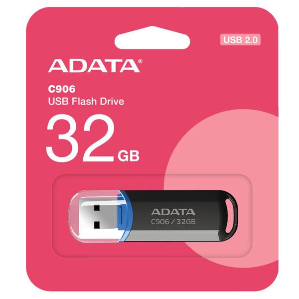 Adata Memory Stick 32GB - Adata (AC906-32G-RBK) - Black 4713435791912 έως 12 άτοκες Δόσεις