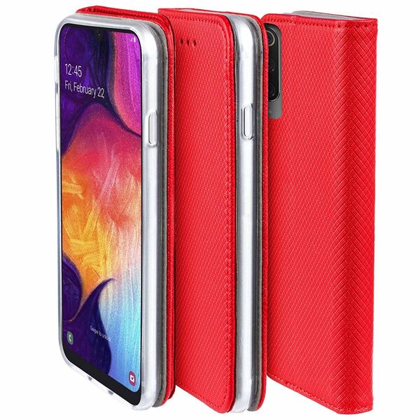 Case SAMSUNG GALAXY A55 5G Flip Magnet red 5903396240539