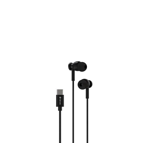 Devia wired earphones Smart M1 Digital Metal USB-C black 6942297108776