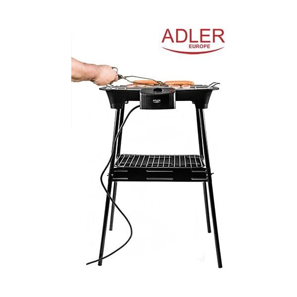 Adler AD6602 Ηλεκτρική σχάρα κήπου 2400 W 37 cm x 21 cm 483333 5908256831674