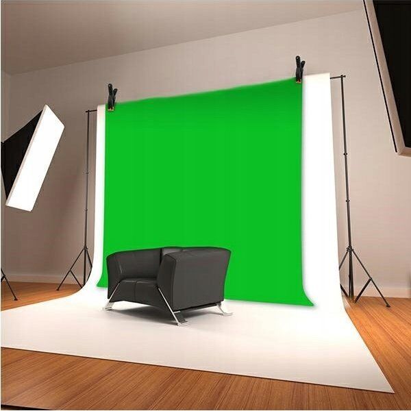 4smarts 4smarts Tkanina Green-Screen Chroma-Key z uchwytami i oczkami mocującymi 3x2m 460519