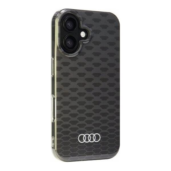 Audi Audi IML Stitching Pattern MagSafe iPhone 16 6.1" czarny/black hardcase AU-IMLMIP16-Q5/D3-BK