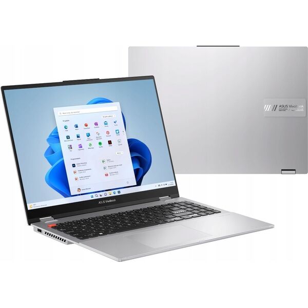 Laptop Asus ASUS Vivobook S 16 Flip OLED TP3604VA-MY063W - i9-13900H | 16" | 3,2k | 120Hz | Dotyk | 16GB | 1TB | W11Home | Srebrny