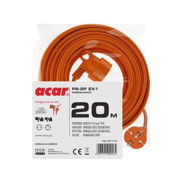 Acar Acar PS-2P 2x1 20.0m 6239555 5901791900164