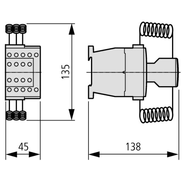 Eaton Stycznik do baterii kondensatorów DILK20-11 230/240V 50/60Hz - 294010 3100320 4015082940102