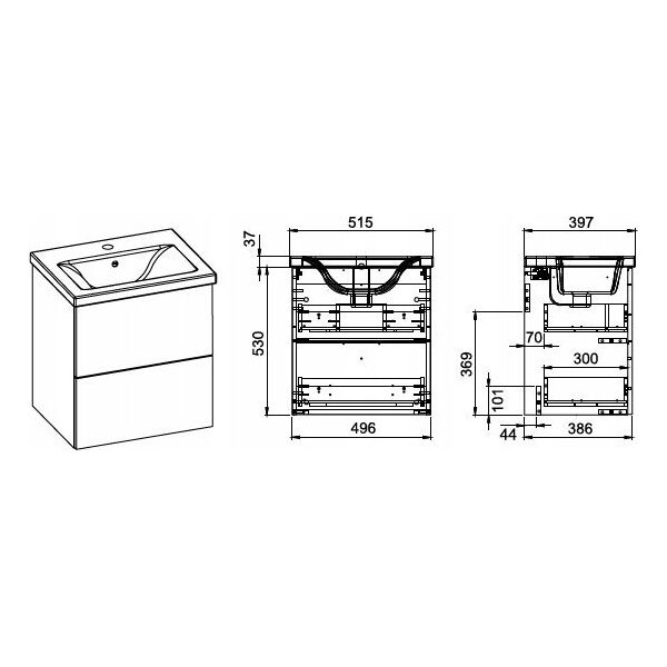 169182 / ELITA-JELLOW / FRAME / KOMPLET 50 2S DĄB CANELA PDW / 13998849 5907546890339